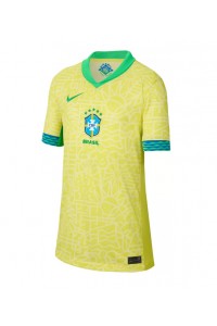 Fotbalové Dres Brazílie Dámské Domácí Oblečení Copa America 2024 Krátký Rukáv